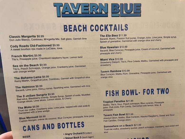 Tavern Blue - Coralville, IA