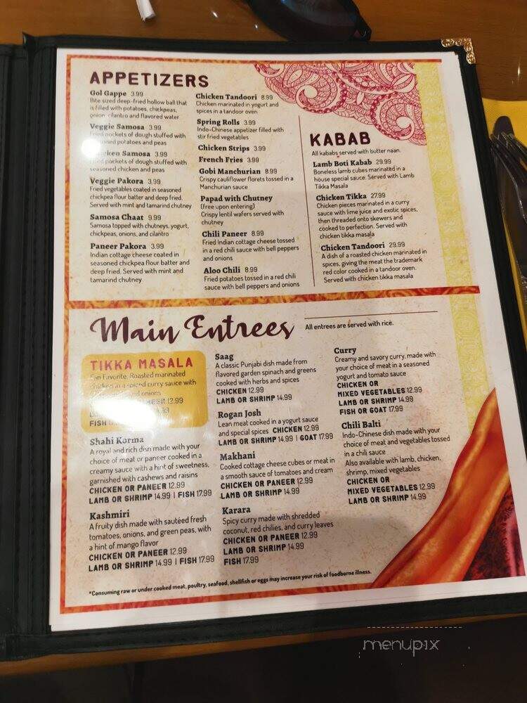 House of Punjab - Grand Forks, ND menu_pic