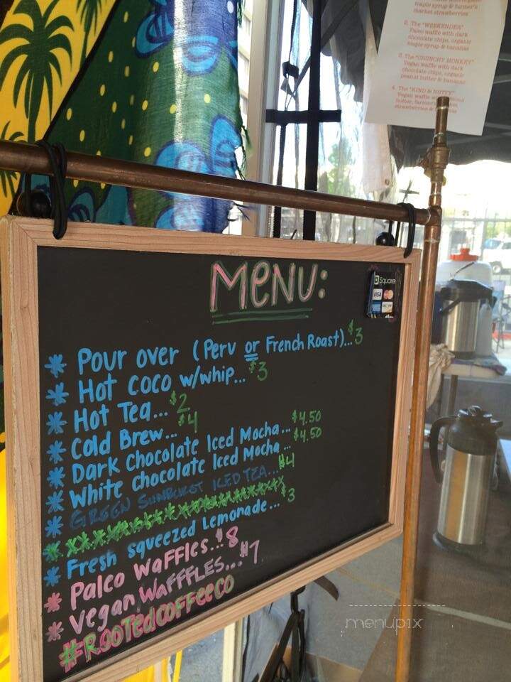 Rooted Coffee Co - Walnut Creek, CA menu_pic