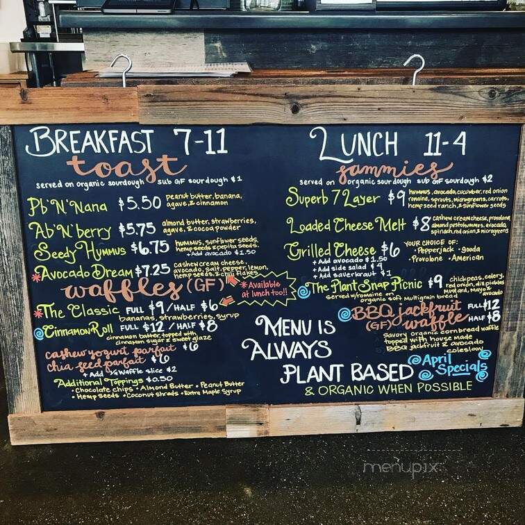 Rooted Coffee Co - Walnut Creek, CA menu_pic
