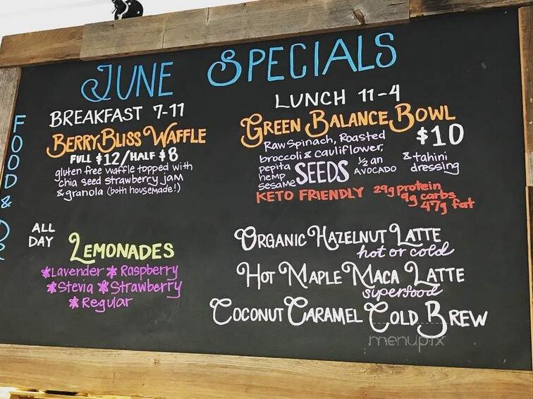Rooted Coffee Co - Walnut Creek, CA menu_pic