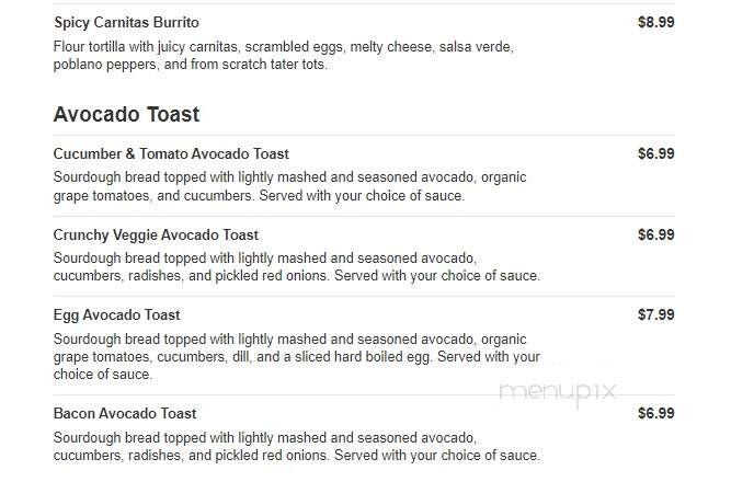 Scratch Kitchen - Denver, CO menu_pic