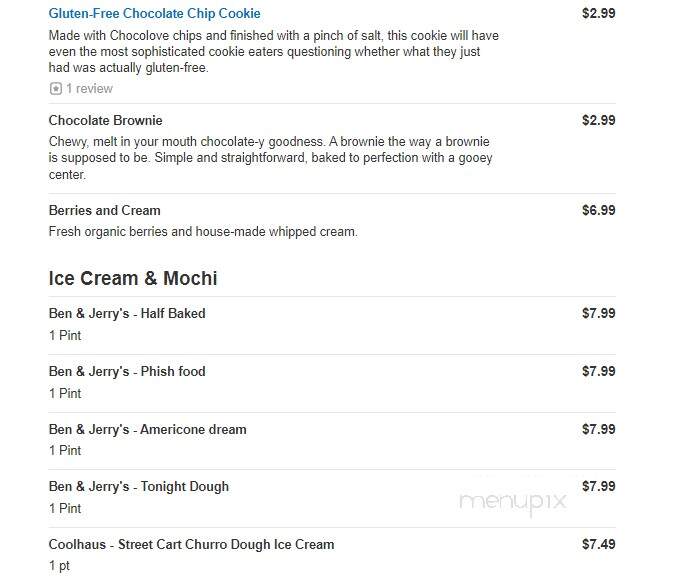 Scratch Kitchen - Denver, CO menu_pic