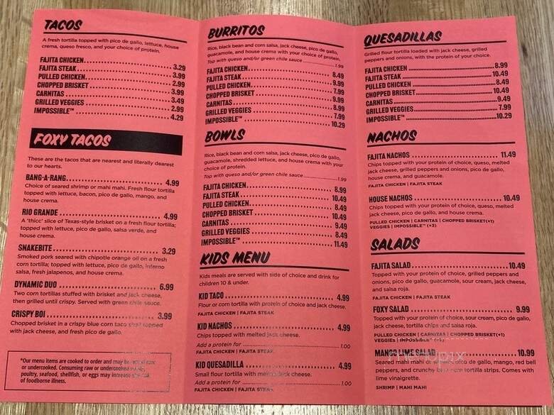 Foxy Tacos - Tulsa, OK