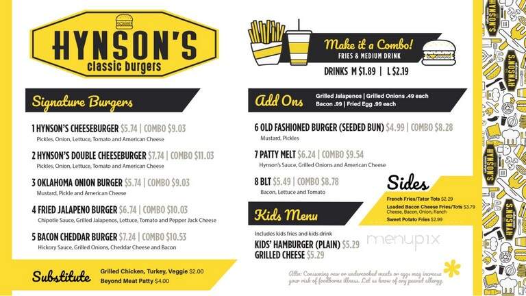 Hynson's Classic Burgers - Yukon, OK