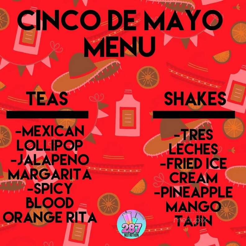 287 Nutrition - Arlington, TX menu_pic