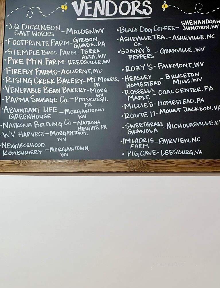 Appalachian Cafe - Granville, WV menu_pic
