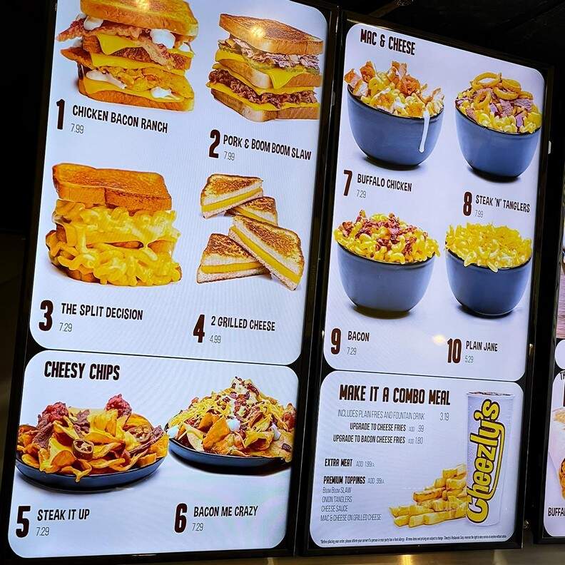 Cheezly's - Melville, NY menu_pic