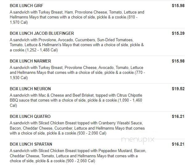 Erbert and Gerbert's Sandwich Shop - Sartell, MN menu_pic