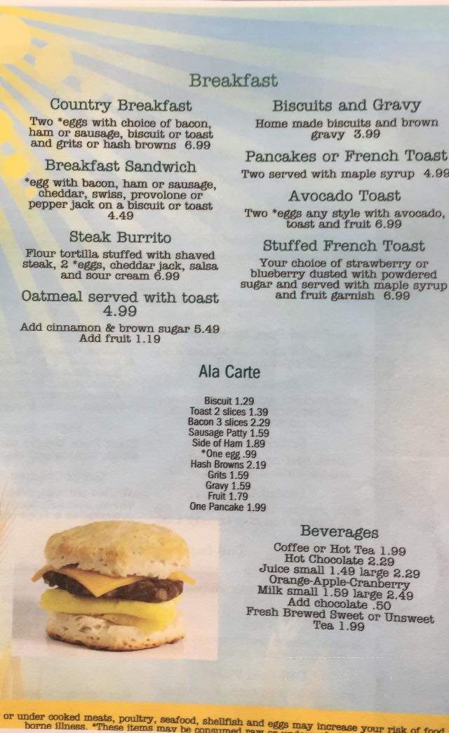 Green Tee Grille - Black Mountain, NC menu_pic