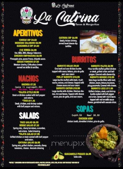 La Catrina - East Ellijay, GA menu_pic