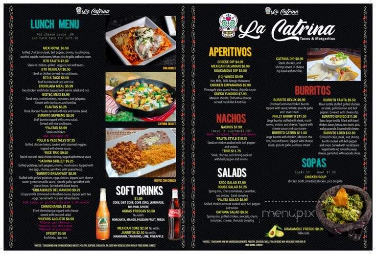 La Catrina - East Ellijay, GA menu_pic