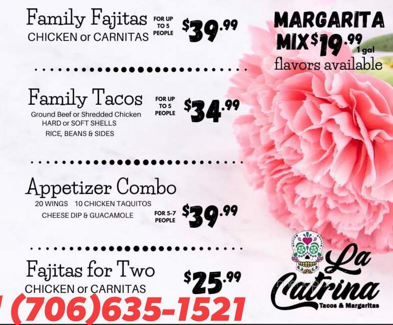 La Catrina - East Ellijay, GA menu_pic