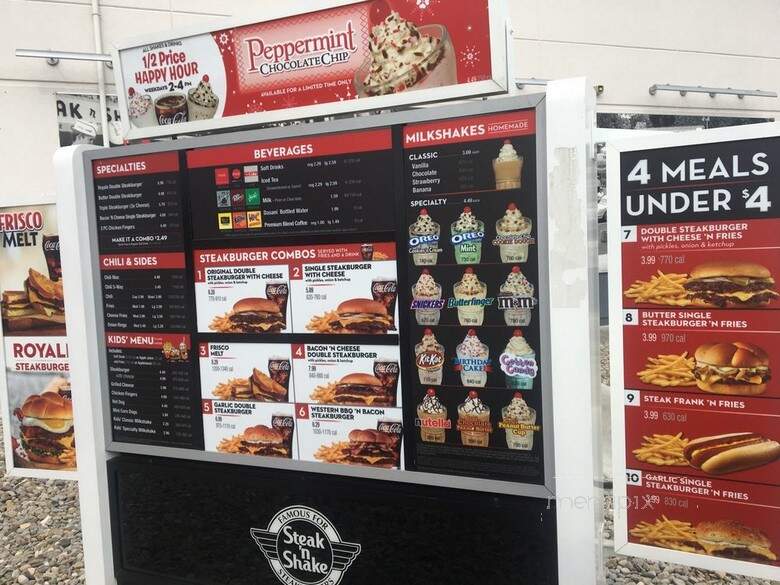 Steak 'n Shake - Hazard, KY menu_pic