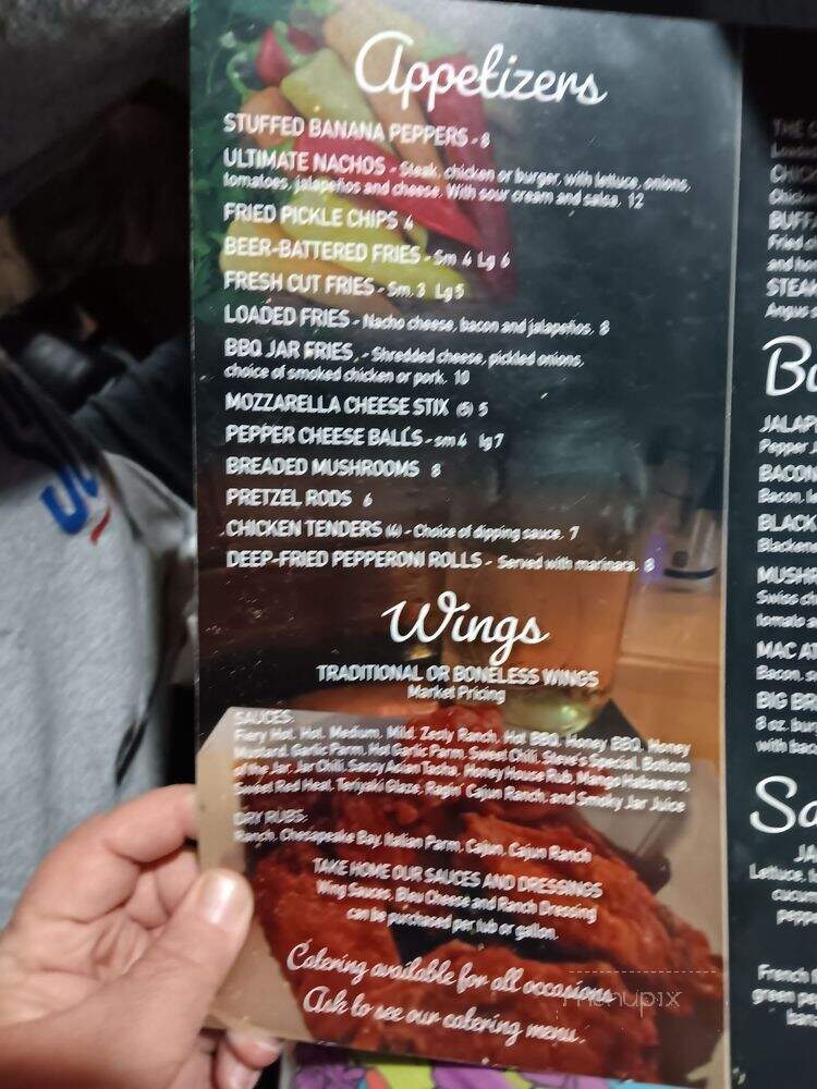 The Mason Jar - Morgantown, WV menu_pic