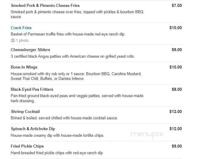 The Woodford Club - Versailles, KY menu_pic