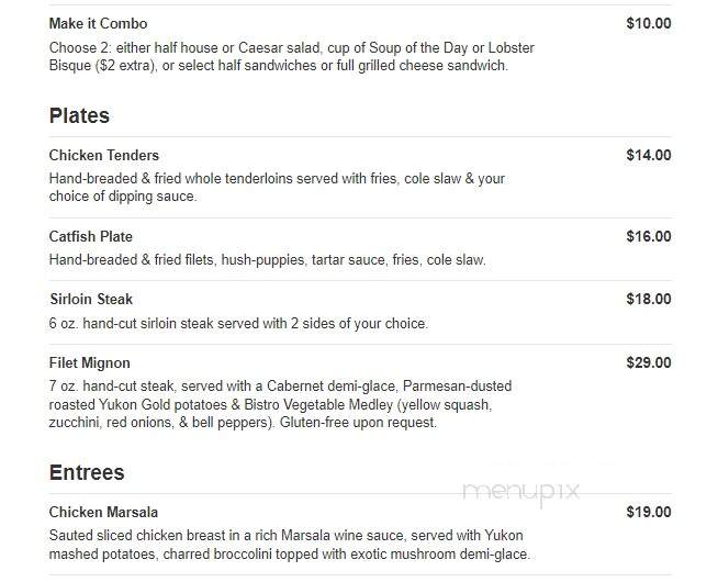 The Woodford Club - Versailles, KY menu_pic