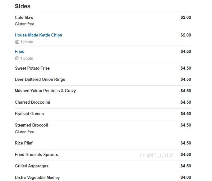 The Woodford Club - Versailles, KY menu_pic