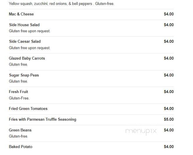 The Woodford Club - Versailles, KY menu_pic