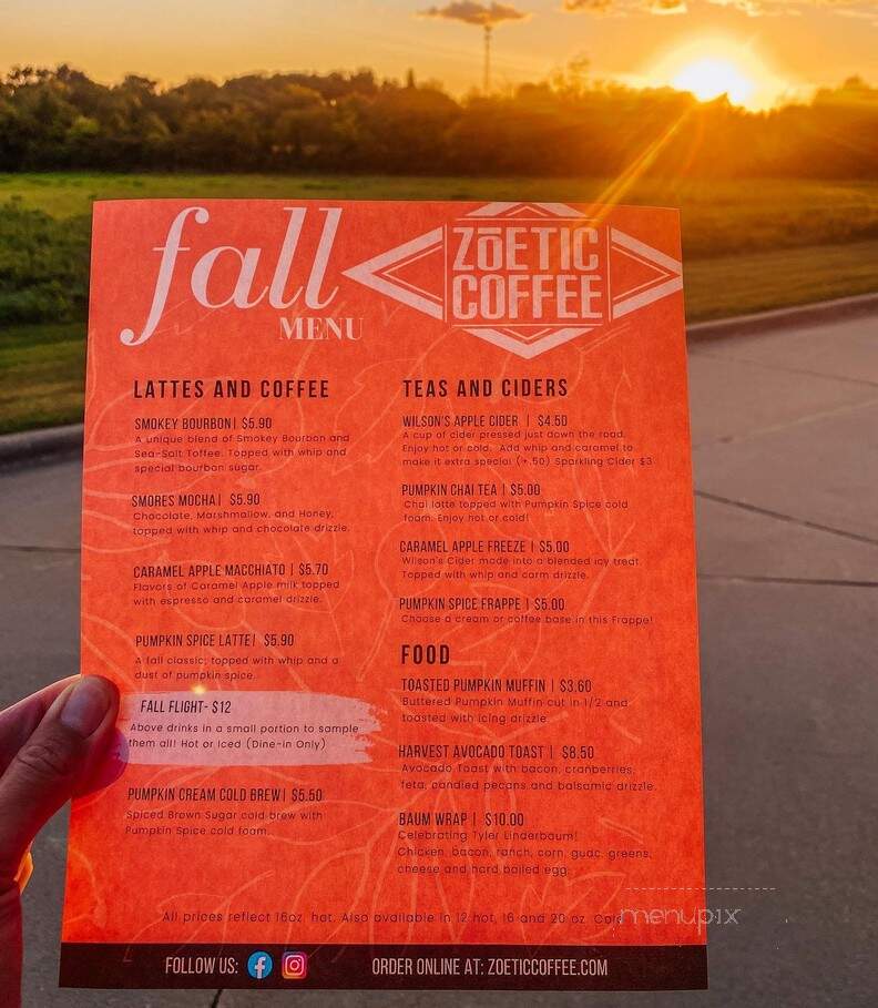 Zoetic Coffee - Solon, IA