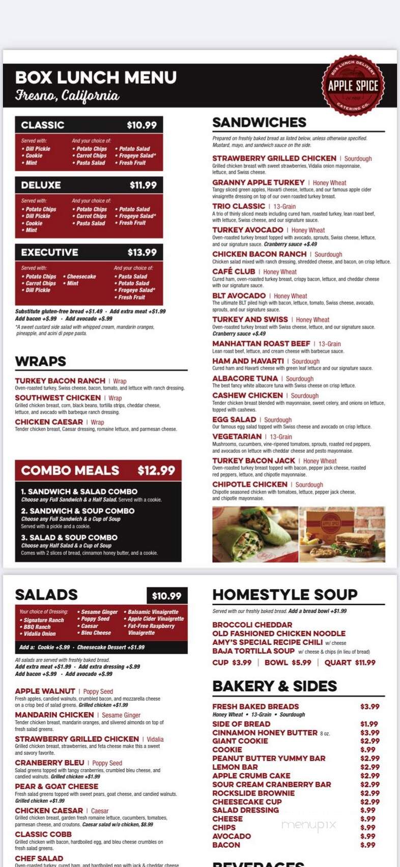 Apple Spice - Fresno, CA menu_pic