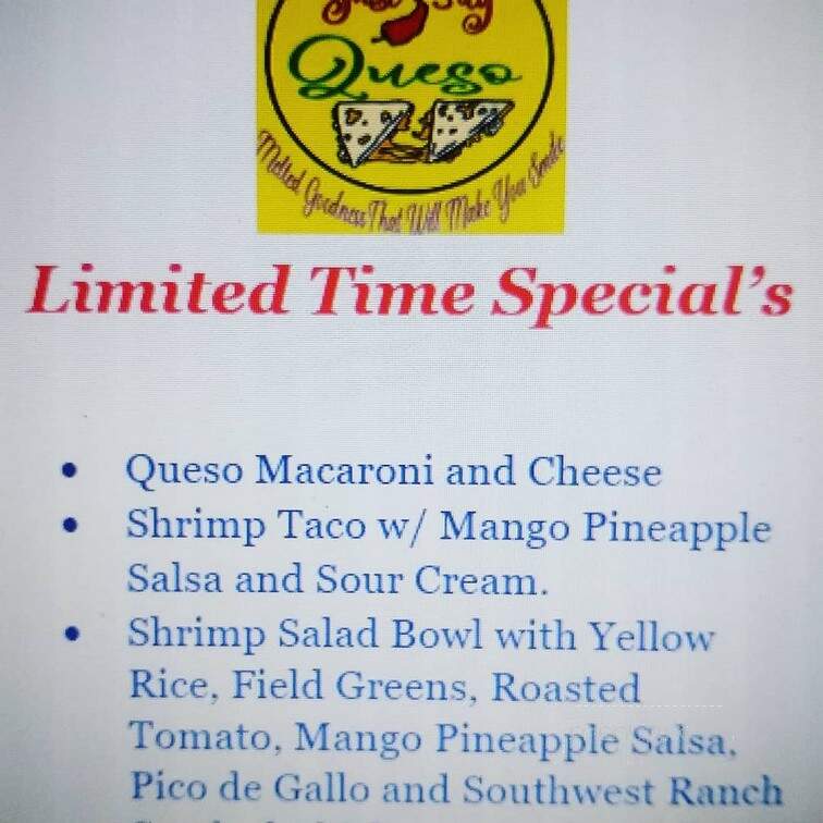 Just Say Queso - Maryville, TN menu_pic