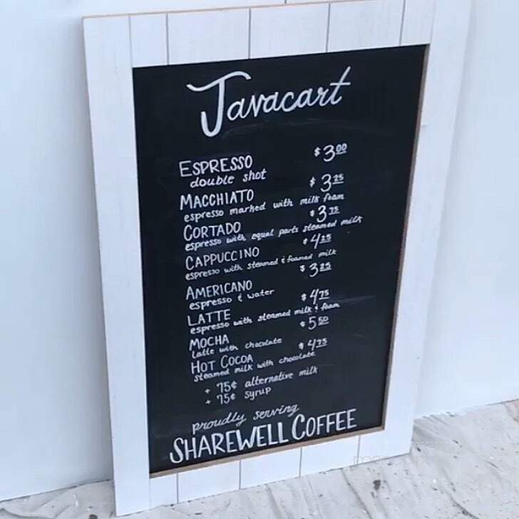 ShareWell Coffee Co. & Roastery - Hendersonville, NC menu_pic