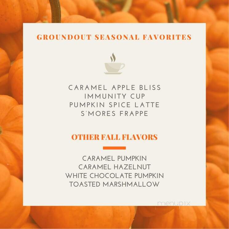 The Groundout Coffee Bar - Marion, SC menu_pic