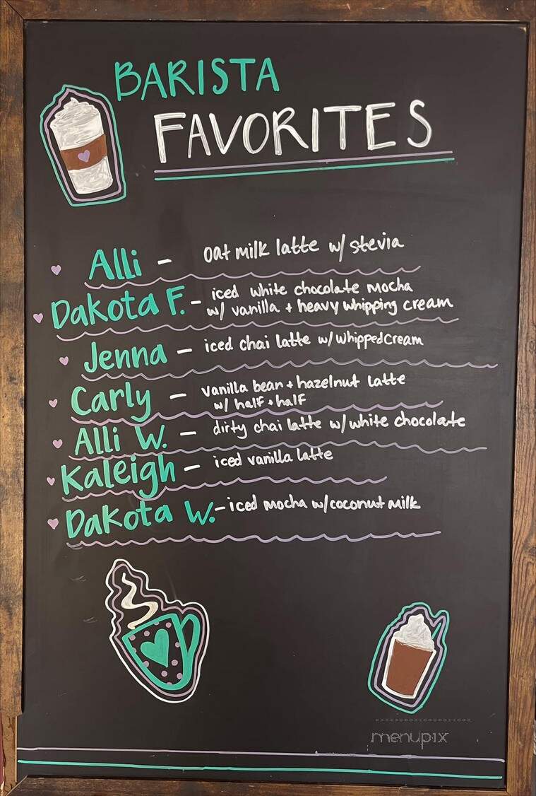 The Roasted Bean - Eden, NC menu_pic
