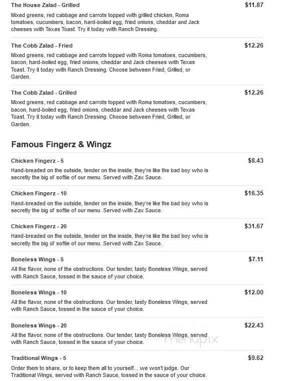 Zaxby's Chicken Fingers & Buffalo Wings - Blythewood, SC
