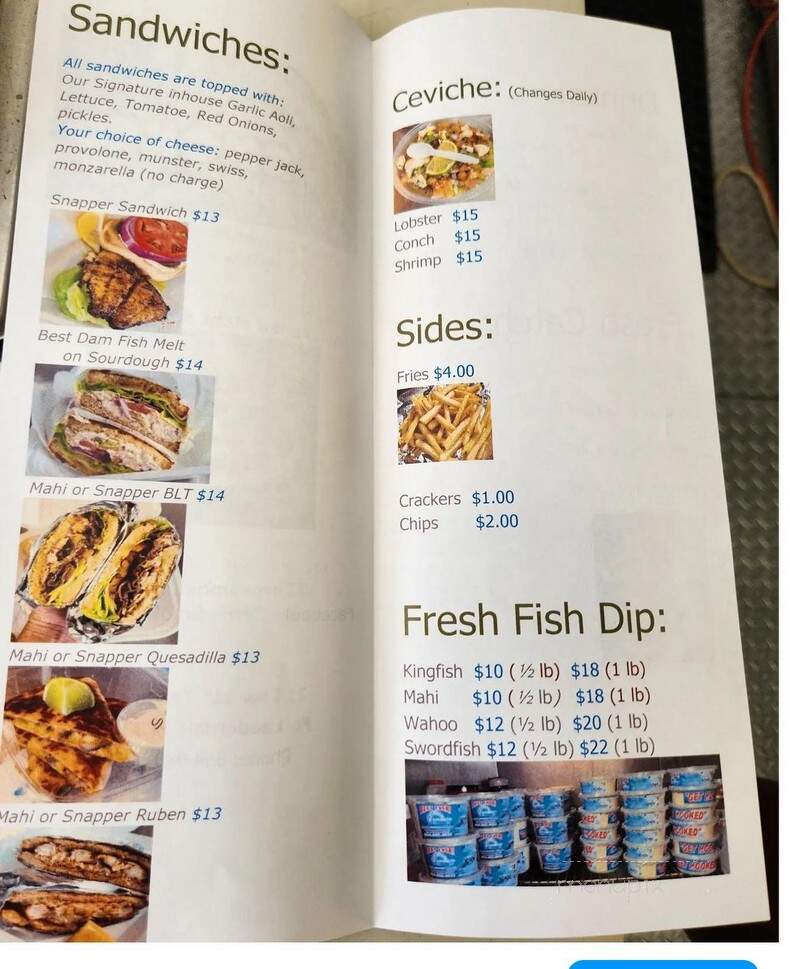 Zeros Smoked Fish - Fort Lauderdale, FL menu_pic
