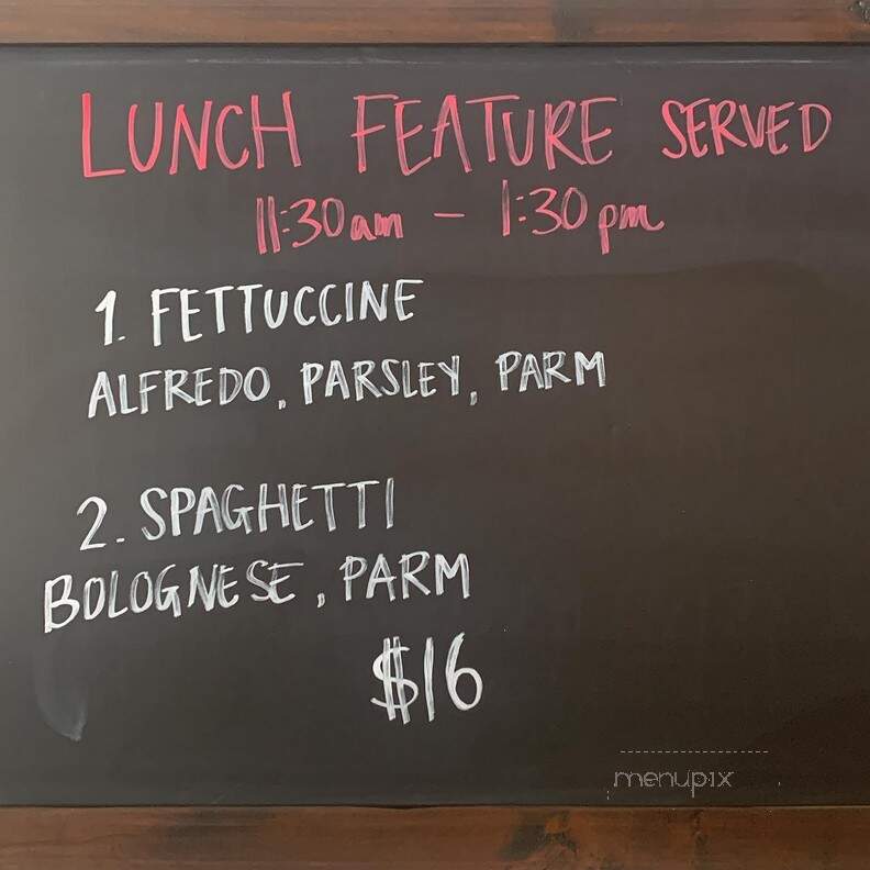 AO Pasta - Stratford, ON menu_pic