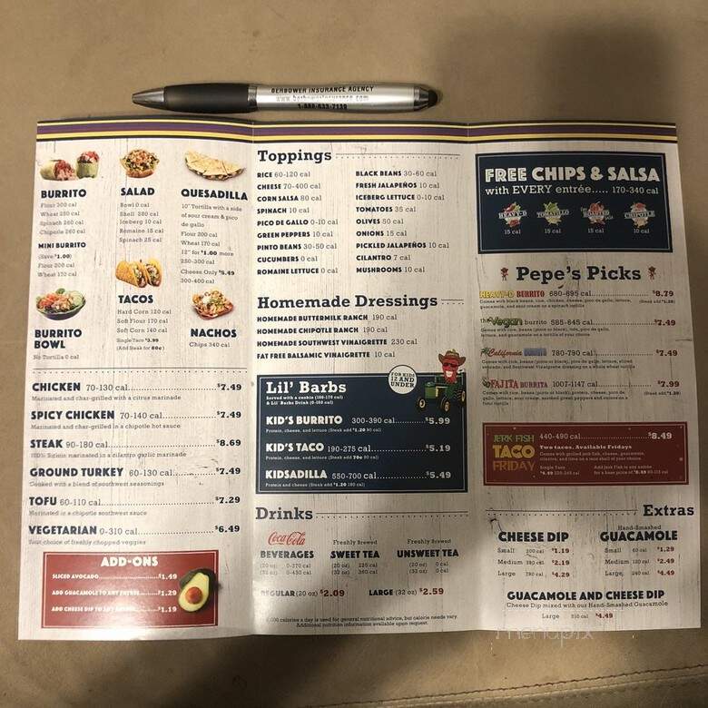Barberitos - Jefferson, GA menu_pic