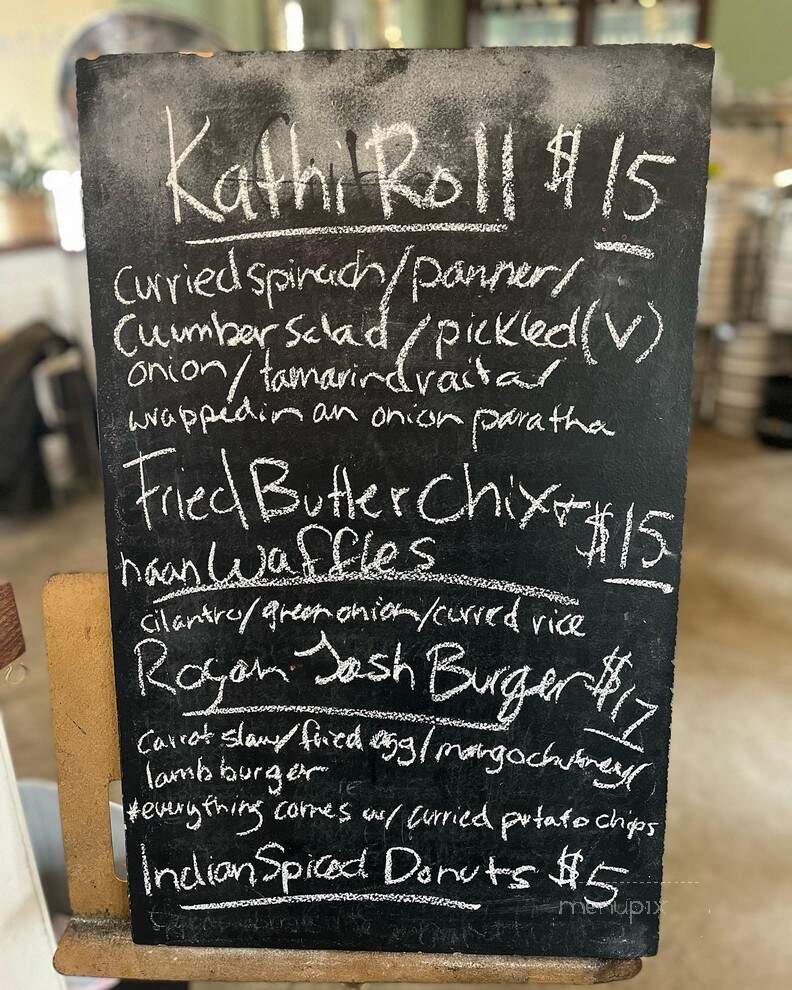 Brewery Nonic - Menomonie, WI menu_pic