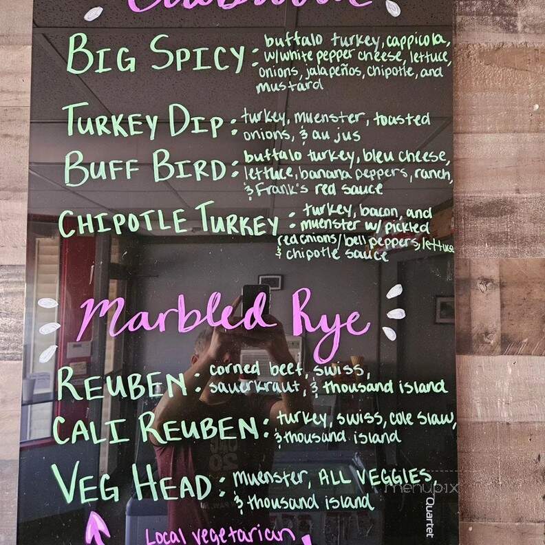 Ruby's Sandwich Shoppe - Paw Paw, MI menu_pic