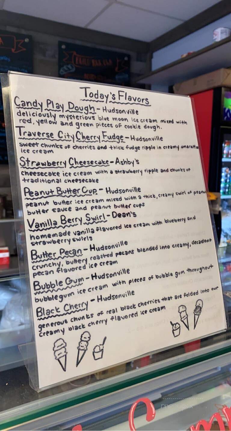 Ruby's Sandwich Shoppe - Paw Paw, MI menu_pic