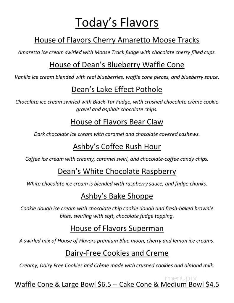 Ruby's Sandwich Shoppe - Paw Paw, MI menu_pic