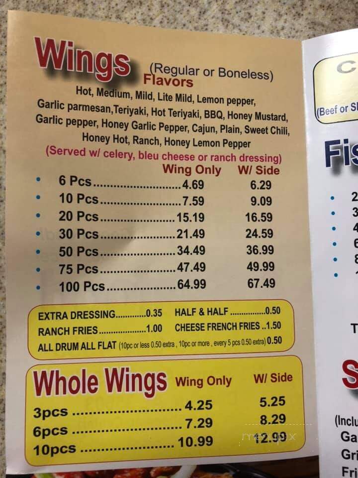 Wings and Seafood - Decatur, AL