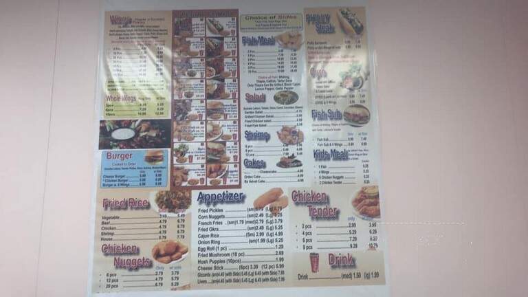 Wings and Seafood - Decatur, AL menu_pic