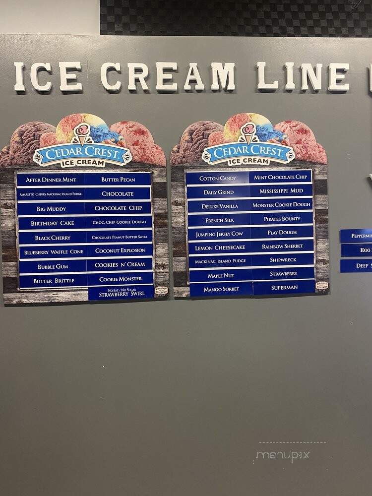 Anderson's Ice Cream Shoppe - Lindstrom, MN menu_pic