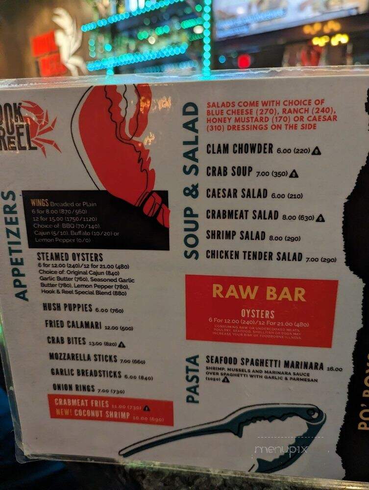 Hook & Reel Cajun Seafood & Bar - Hyattsville, MD menu_pic