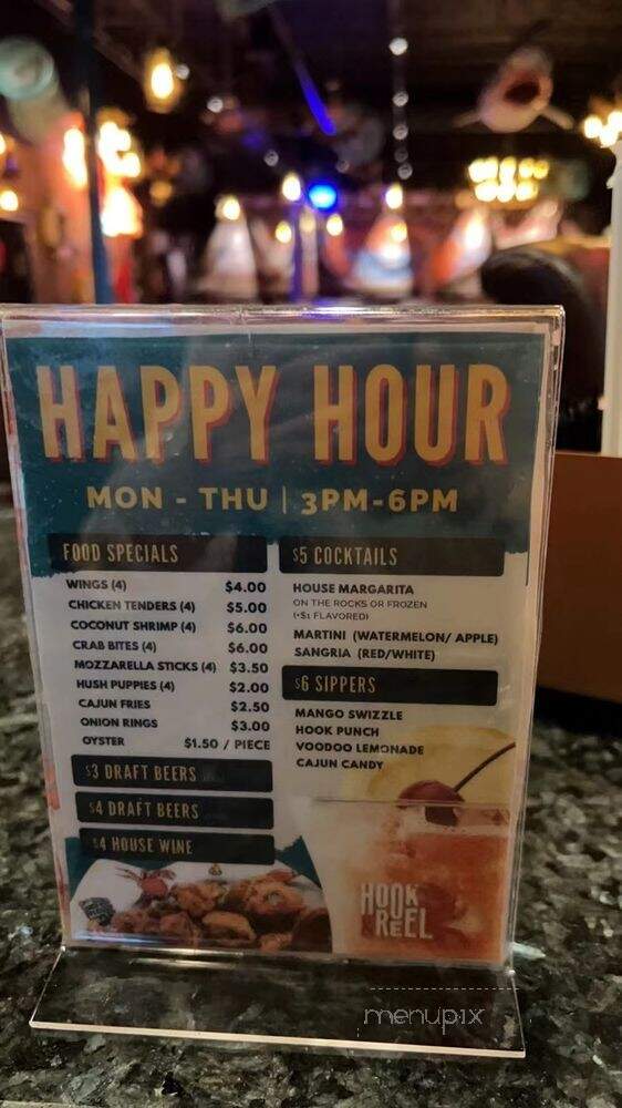 Hook & Reel Cajun Seafood & Bar - Hyattsville, MD menu_pic