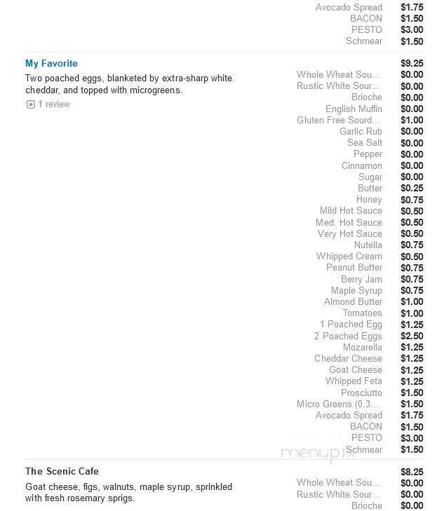 Twenty Below Coffee - Moorhead, MN menu_pic