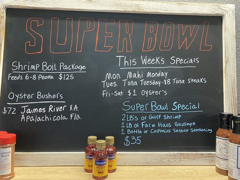 Captain's Select - Fort Mill, SC menu_pic
