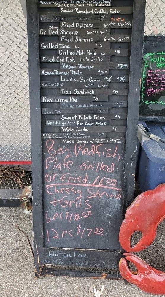 Hillbilly Seafood - Pulaski, TN menu_pic