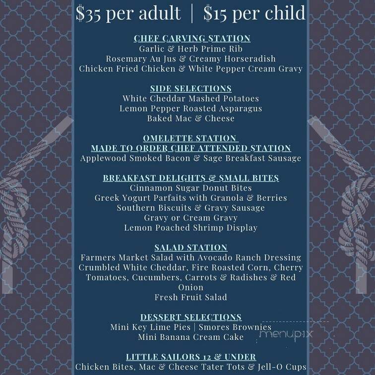 The Yacht Club at Chandlers - Rockwall, TX menu_pic