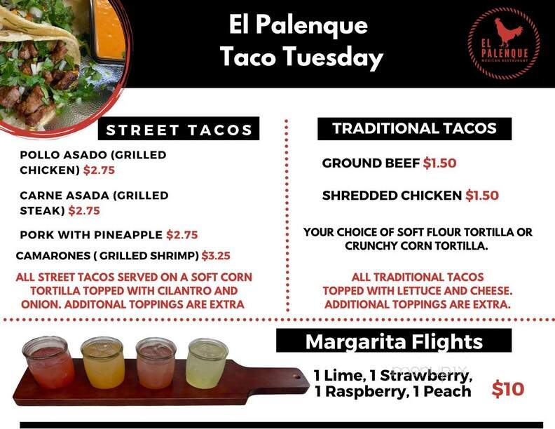 El Palenque Mexican Restaurant - Duncan Falls, OH menu_pic