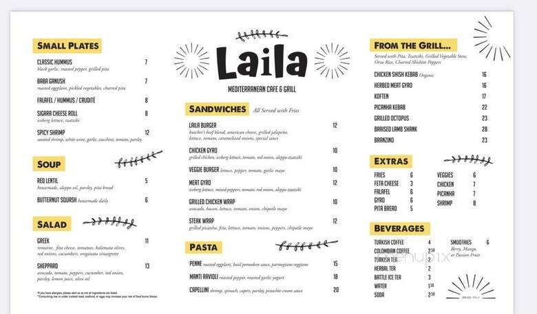 Laila Mediterranean Cafe & Grill - West New York, NJ