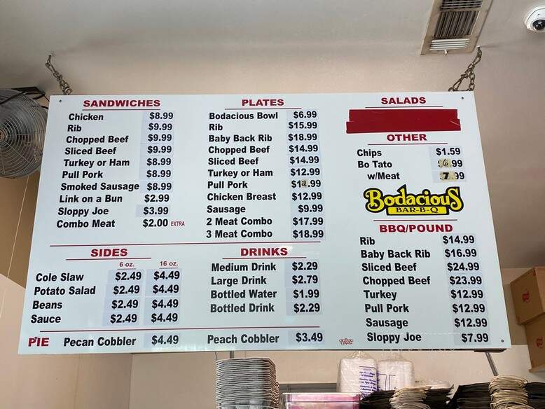 Bodacious BAR-B-Q - Lufkin, TX menu_pic