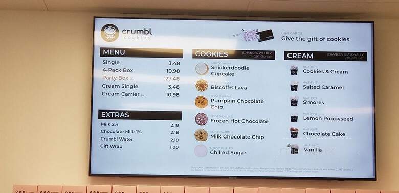 Crumbl Cookies - Wichita Falls, TX menu_pic